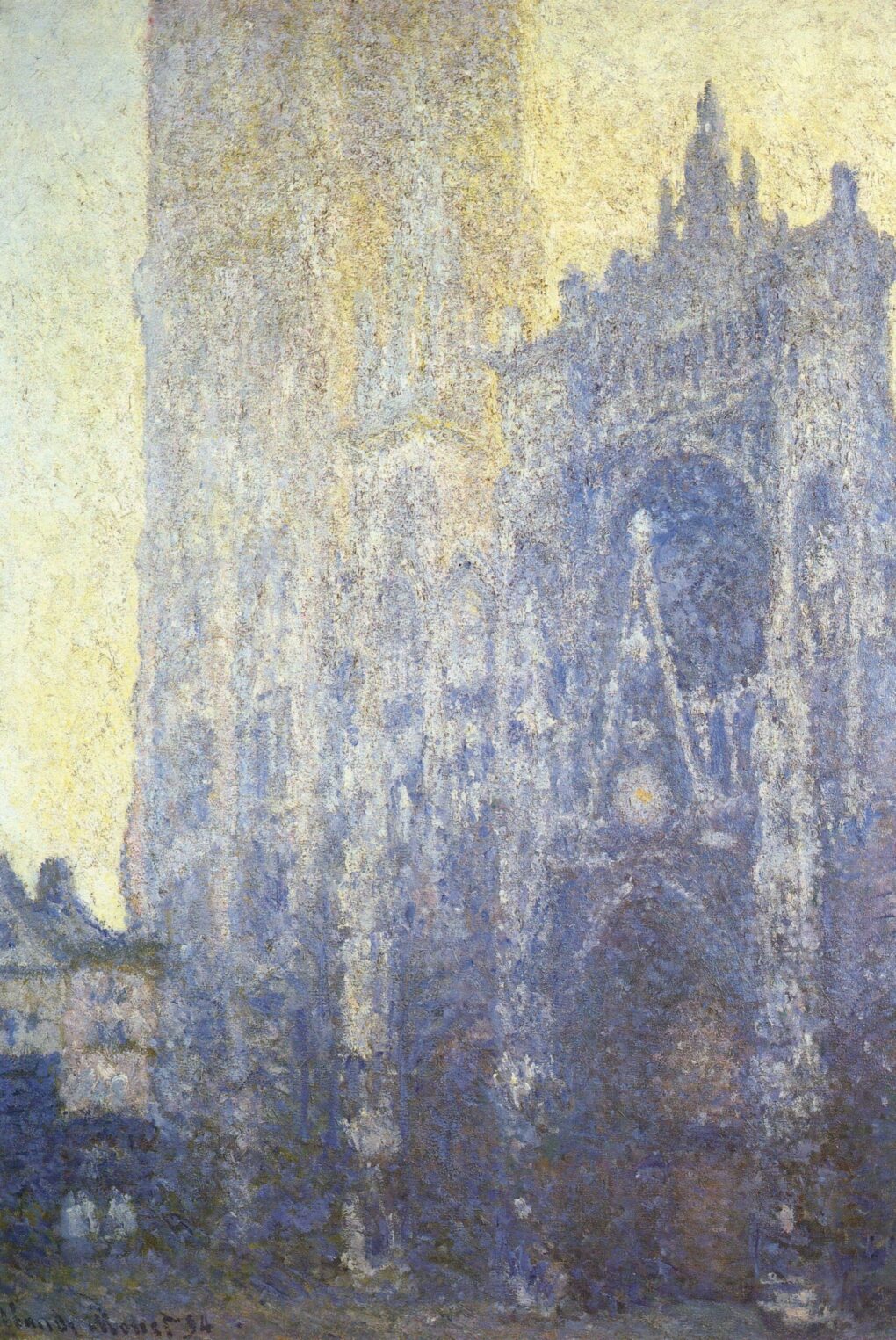 La Cathédrale de Rouen. Le Portail, effet du matin (W1347) - Claude Monet - Reproductions de tableaux et peintures haut de gamme