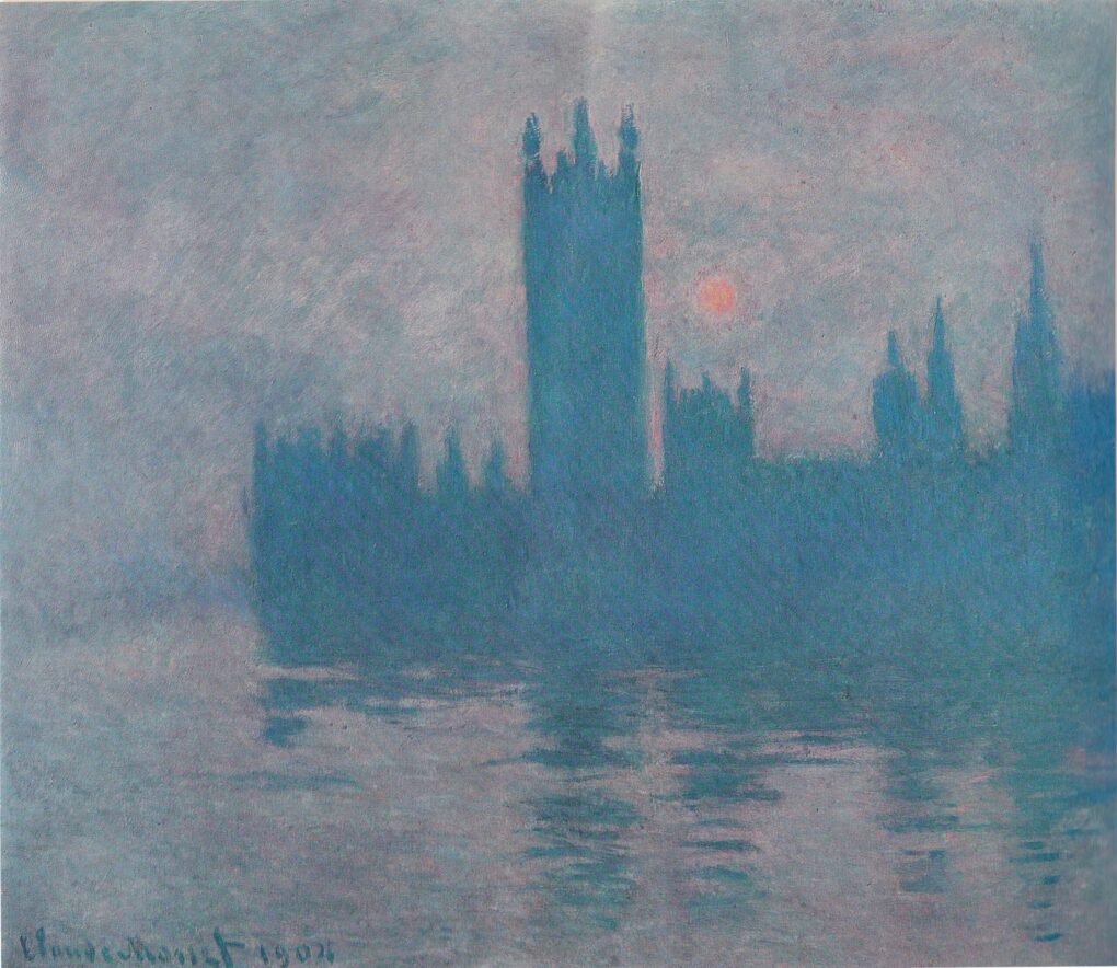 Le Parlement de Londres (W 1602) - Claude Monet - Reproductions de tableaux et peintures haut de gamme