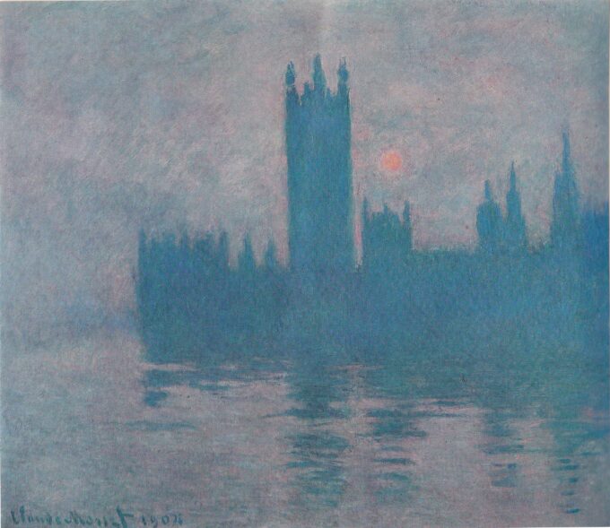 The Parliament of London (W 1602) - Claude Monet