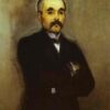 Portrait de Clemenceau - Edouard Manet - Reproductions de tableaux et peintures haut de gamme