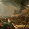 Le cours de l'empire : Destruction - Thomas Cole - Reproductions de tableaux et peintures haut de gamme