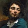 Autoportrait de l'artiste, Homme avec une pipe - Gustave Courbet - Reproductions de tableaux et peintures haut de gamme