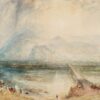 Bellinzona de la route vu vers Loccarno - William Turner - Reproductions de tableaux et peintures haut de gamme