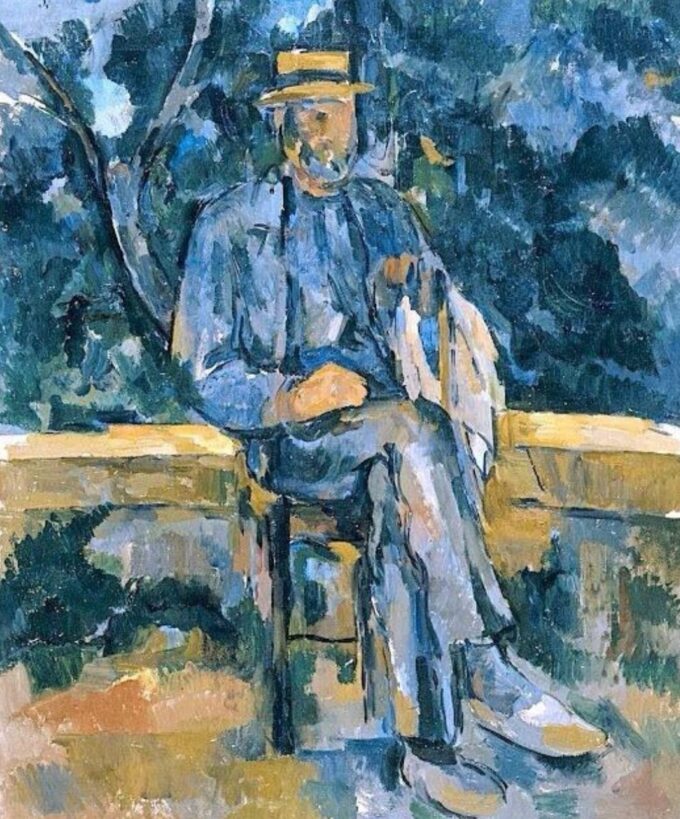 Man Sitting - Paul Cézanne