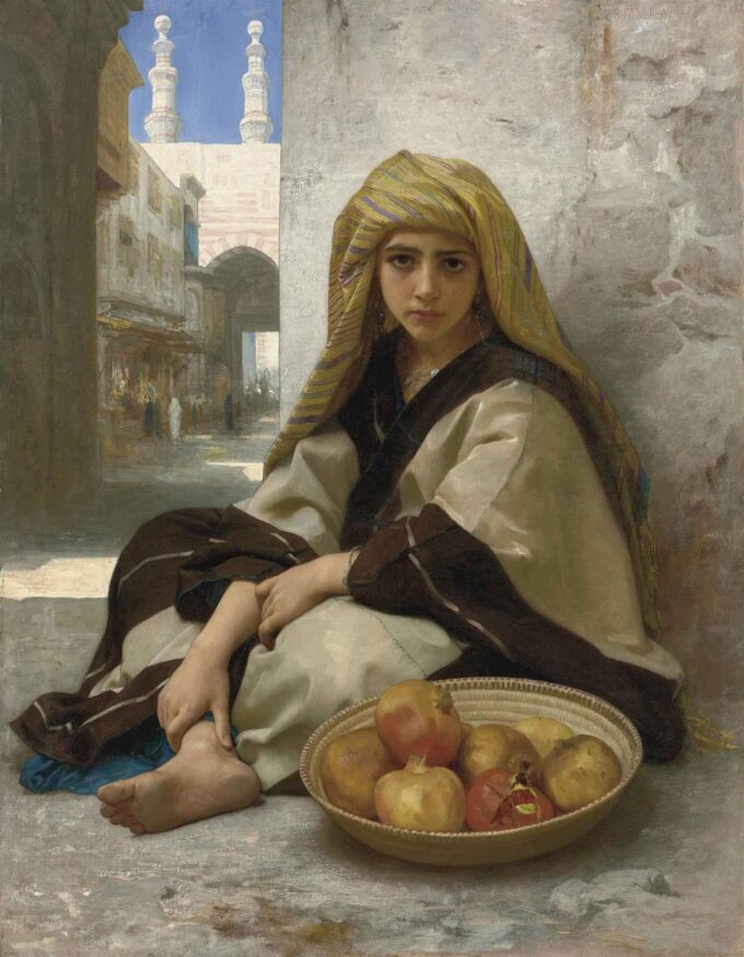 The Seller of Grenades - William Bouguereau