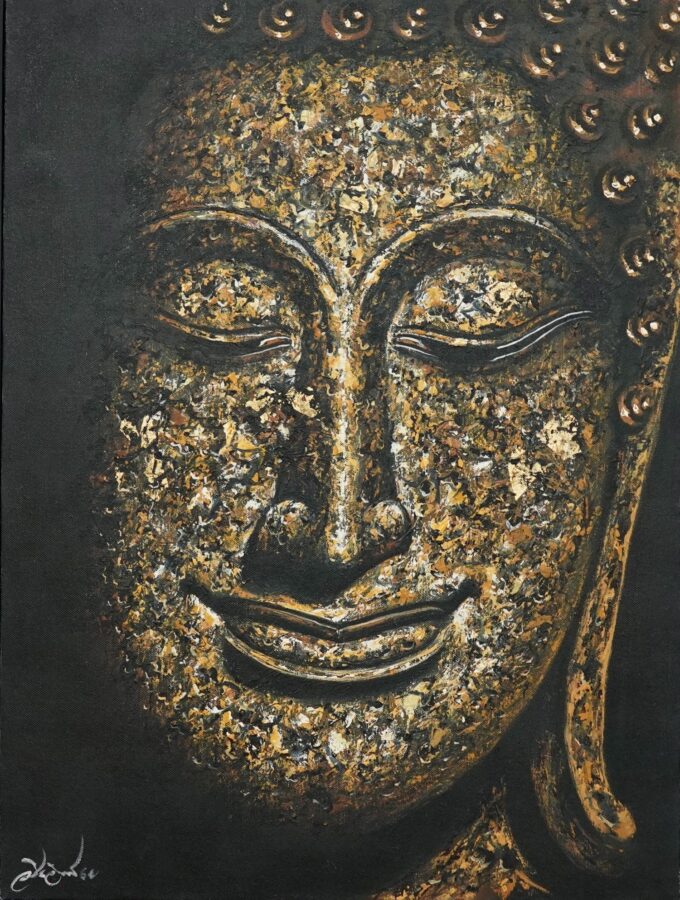 Portrait of Buddha - 45 X 60 cm