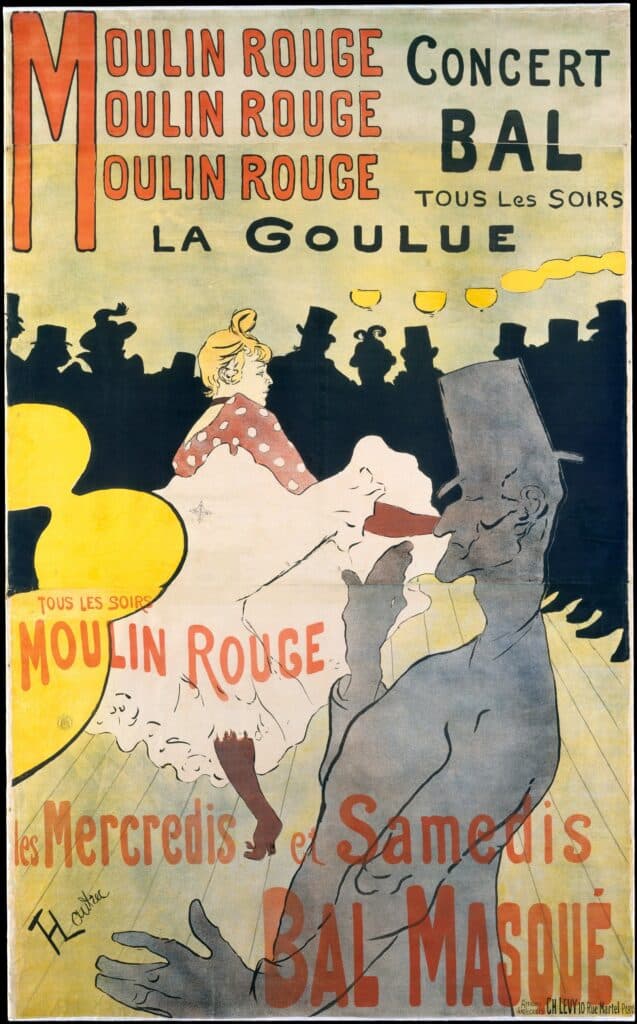 Moulin Rouge La Goulue Toulouse Lautrec Oil Painting Reproduction