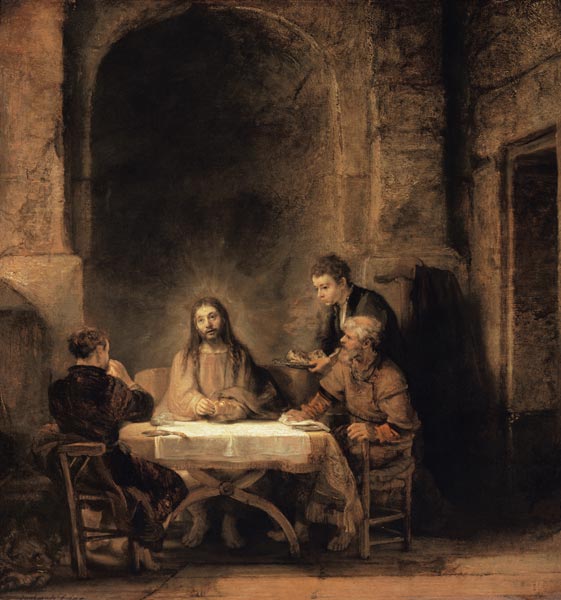 Christ at Emmaus - Rembrandt van Rijn