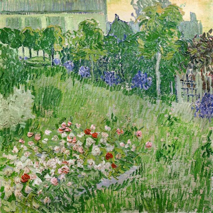 Le jardin de Daubigny - Van Gogh - Reproductions de tableaux et peintures haut de gamme