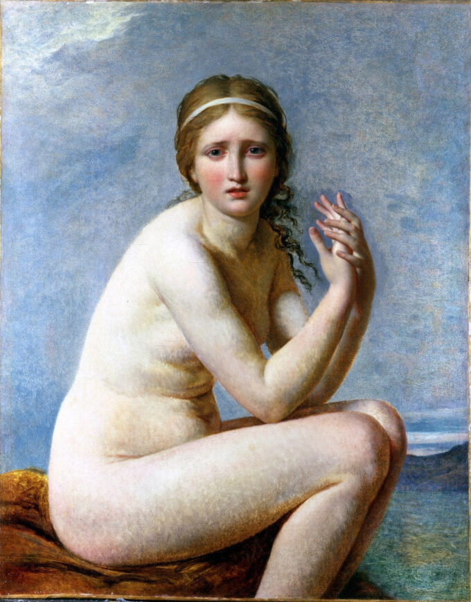 Abandoned Psyche - Jacques-Louis David