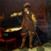 Cromwell et le cadavre de Charles Ier - Paul Delaroche - Reproductions de tableaux et peintures haut de gamme