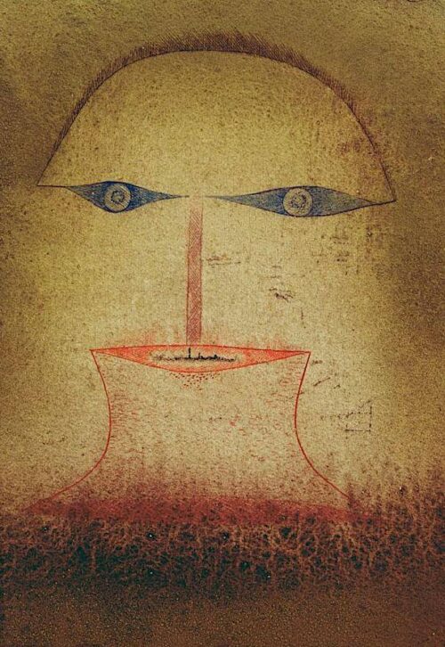 Le regard bleu, 1927 - Paul Klee - Reproductions de tableaux et peintures haut de gamme