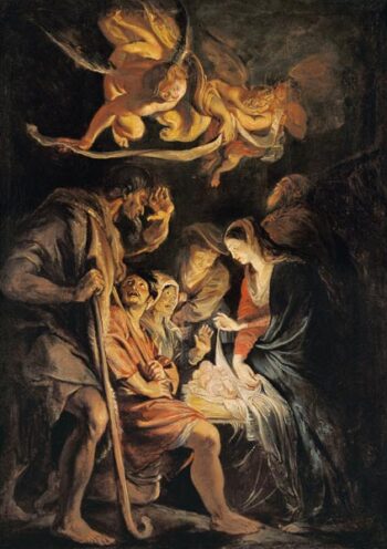 La Naissance du Christ - Peter Paul Rubens - Reproductions de tableaux et peintures haut de gamme