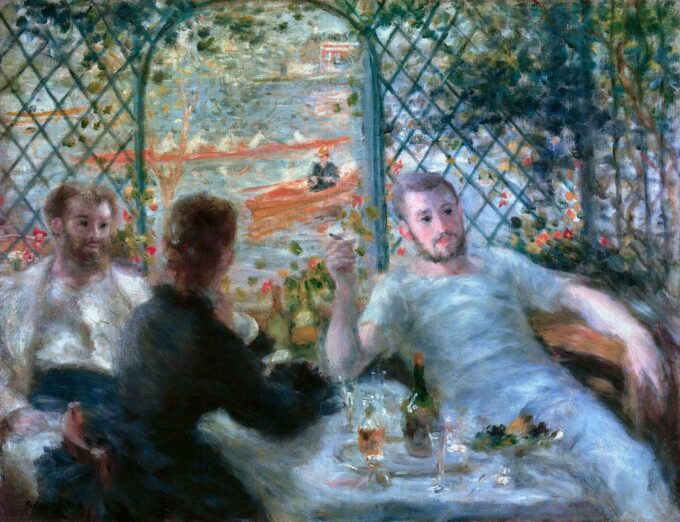 The Meal at the Restaurant Fournaise (Luncheon of the Boating Party) - Pierre-Auguste Renoir