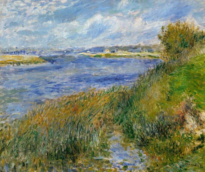 The Banks of the Seine at Champrosay - Pierre-Auguste Renoir