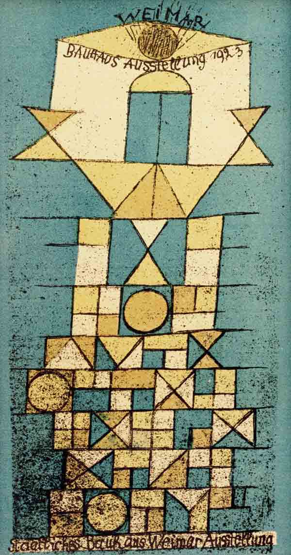 The Sublime Side, Exhibition of the Bauhaus in Weimar 1923 - Paul Klee