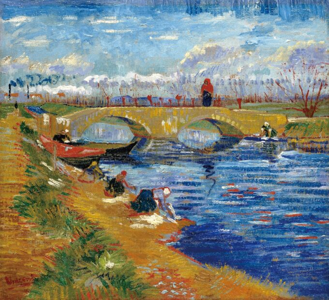 Pont de Gleize près d'Arles - Van Gogh - Reproductions de tableaux et peintures haut de gamme