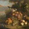 Nature morte avec un singe, Jay et Parrot - Tobias Stranover - Reproductions de tableaux et peintures haut de gamme