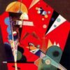 Tension en rouge 1926 - Vassily Kandinsky - Reproductions de tableaux et peintures haut de gamme