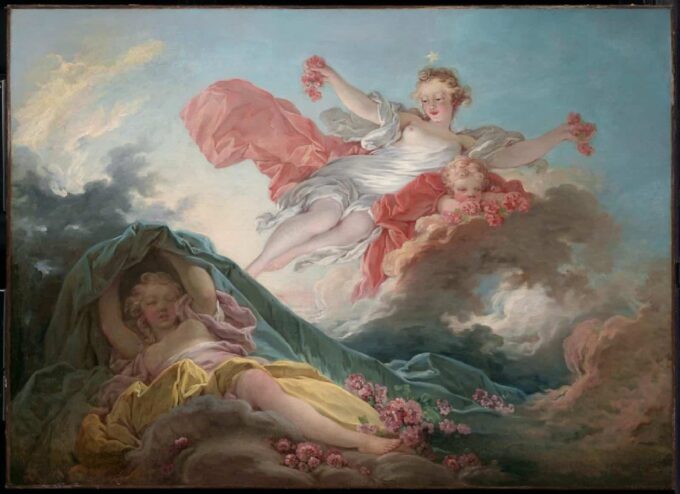 The Dawn Triumphing Over the Night - Jean-Honoré Fragonard