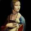 La Dame à l'hermine - Léonard de Vinci - Reproductions de tableaux et peintures haut de gamme