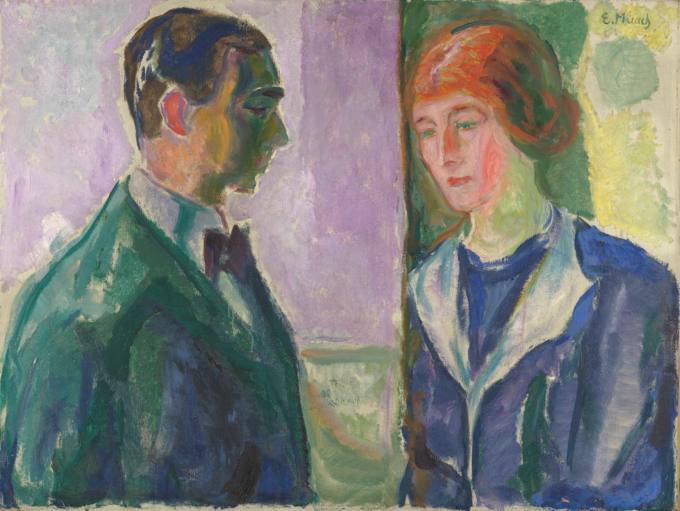 Käthe and Hugo Perls - Edvard Munch