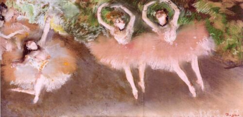 scène de ballet - Edgar Degas - Reproductions de tableaux et peintures haut de gamme