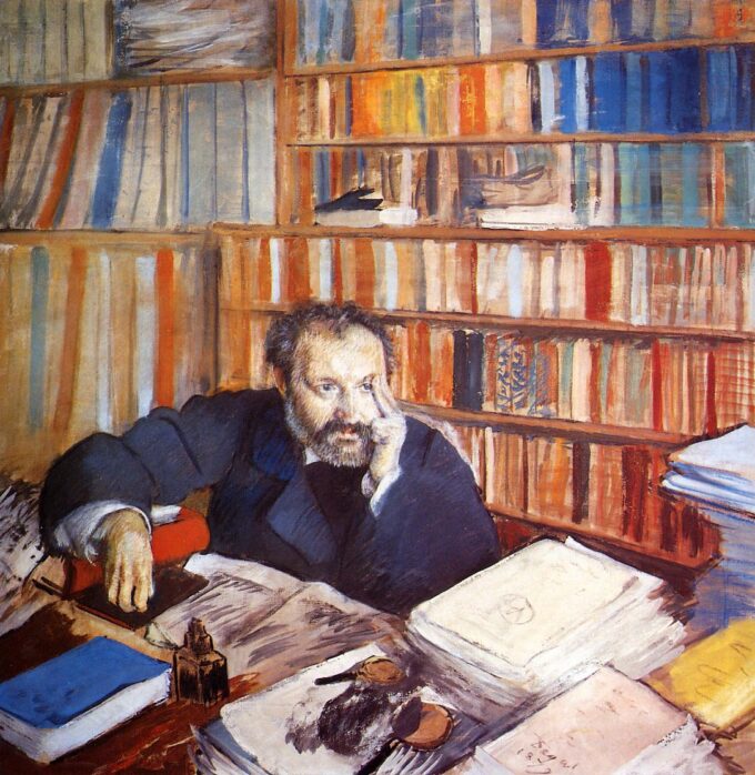 The Portrait of Edmond Duranty - Edgar Degas