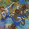 Danseuses en bleu - Edgar Degas - Reproductions de tableaux et peintures haut de gamme