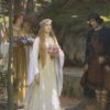 Belle dame - Edmund Leighton - Reproductions de tableaux et peintures haut de gamme