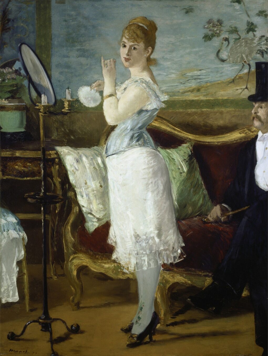 Nana - Edouard Manet - Reproductions de tableaux et peintures haut de gamme