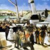 Le Départ du vapeur de Folkestone - Edouard Manet - Reproductions de tableaux et peintures haut de gamme