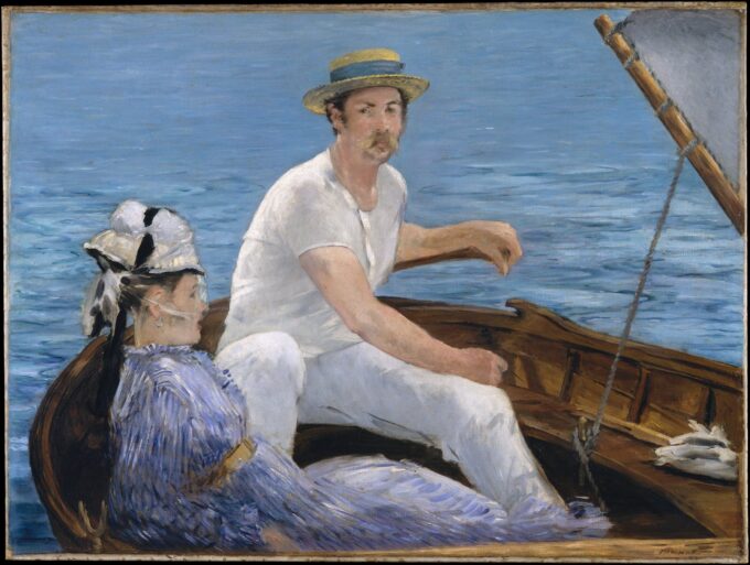 By boat - Edouard Manet