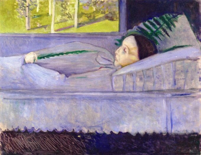 Death and Spring - Edvard Munch Oil Painting Reproduction