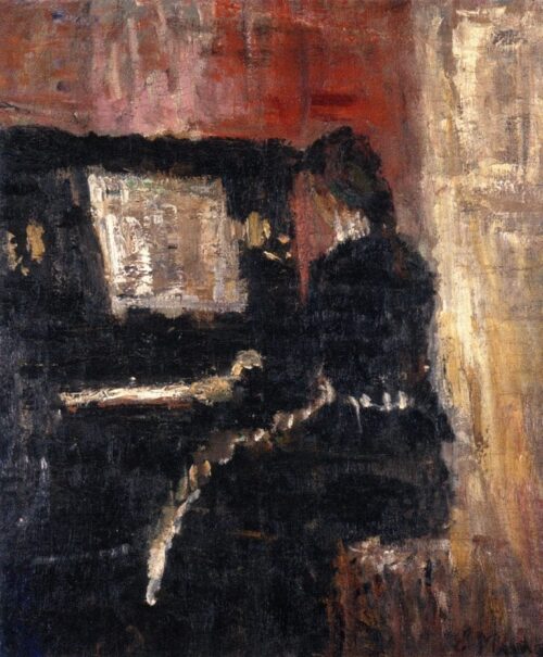 Au piano - Edvard Munch - Reproductions de tableaux et peintures haut de gamme