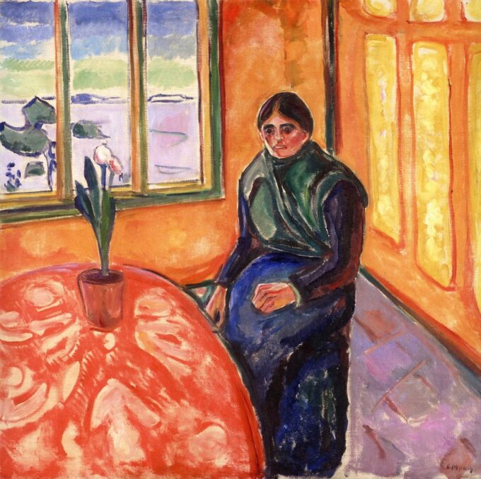 Melancholy, 1911 - Edvard Munch Oil Painting Reproduction for Sale