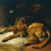 Chien de sang endormi - Edwin Landseer - Reproductions de tableaux et peintures haut de gamme