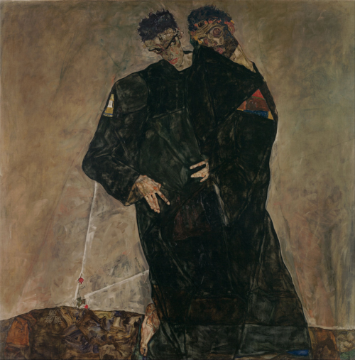 Hermits - Egon Schiele - Reproductions de tableaux et peintures haut de gamme