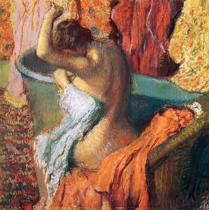 Seated Bather - Edgar Degas