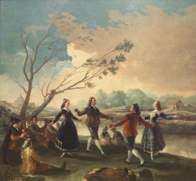 Dancing on the Banks of the Manzanares - Francisco de Goya