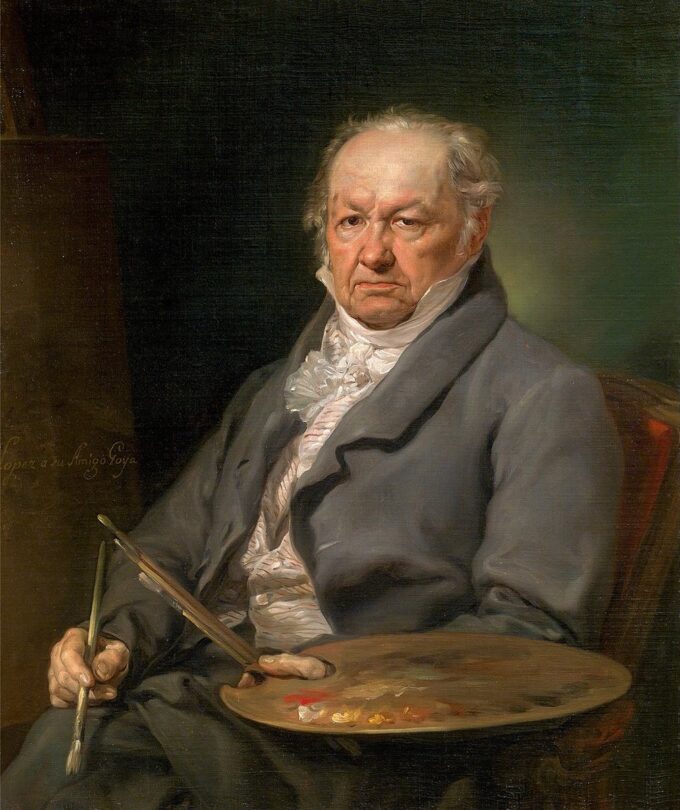 Portrait of Vicente López Portaña - Francisco de Goya