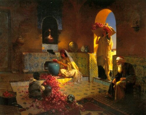 Le fabricant de parfums - Rudolf Ernst - Reproductions de tableaux et peintures haut de gamme