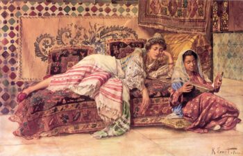 Le lecteur - Rudolf Ernst - Reproductions de tableaux et peintures haut de gamme