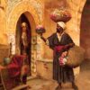 Le Marchand De Fleurs - Rudolf Ernst - Reproductions de tableaux et peintures haut de gamme