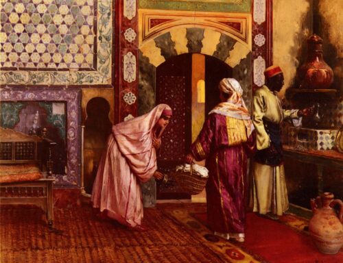 Le hammam - Rudolf Ernst - Reproductions de tableaux et peintures haut de gamme