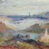 Vue étendue d'un lac - William Turner - Reproductions de tableaux et peintures haut de gamme