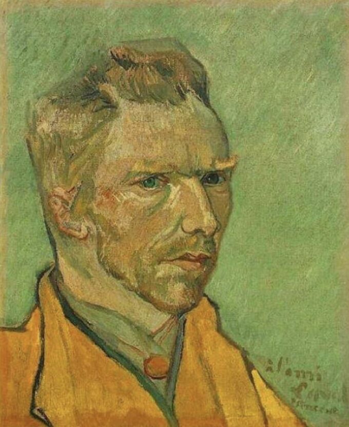 Self-Portrait of Vincent Van Gogh, 1888 by Van Gogh