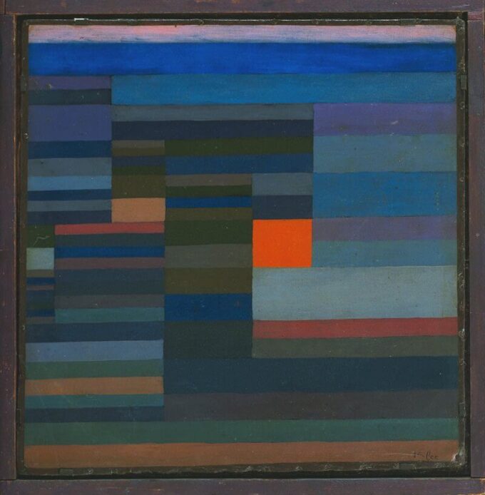 Evening Fire - Paul Klee