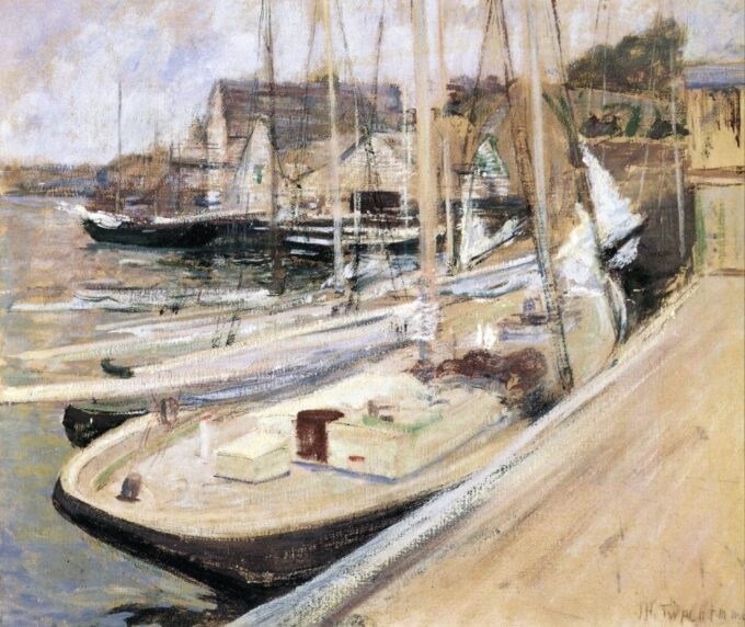 Fishing Boats at Gloucester - John Henry Twachtman