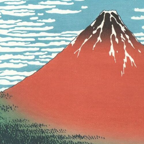 Le Fuji par temps clair - Katsushika Hokusai - Reproductions de tableaux et peintures haut de gamme